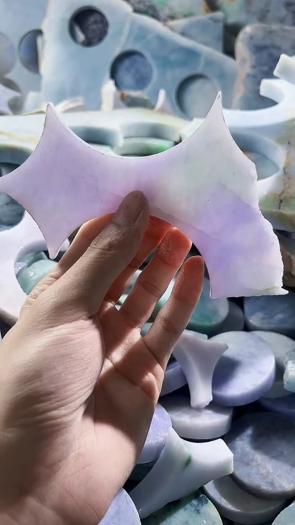 翡翠裸石缅甸翡翠A货陈6767
