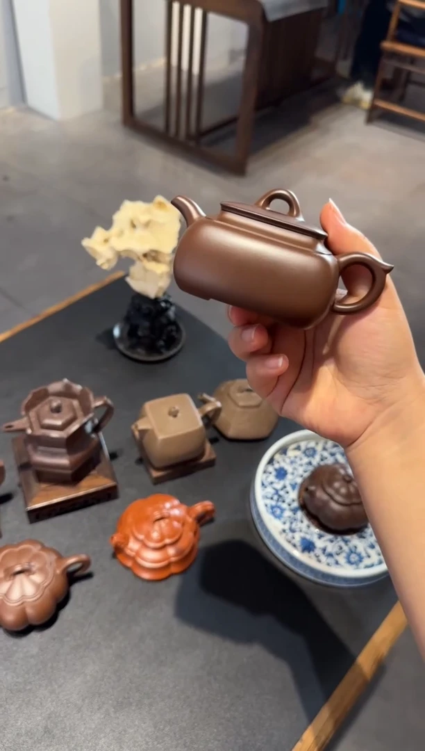 茶壶紫砂十****?长四方 紫砂壶