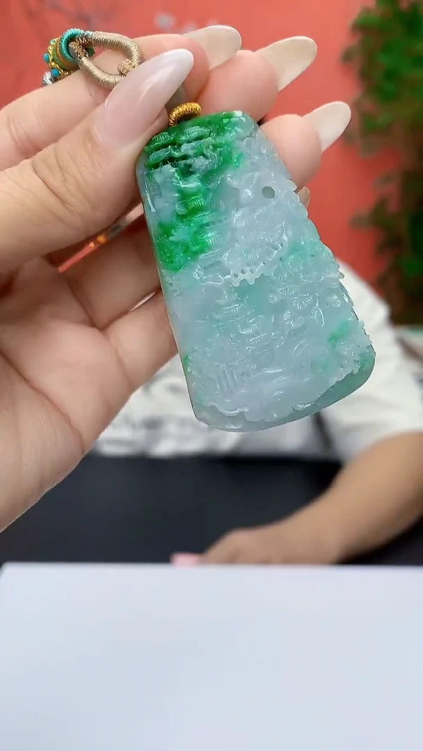 未镶嵌定制翡翠4917ty-毛货挂件28