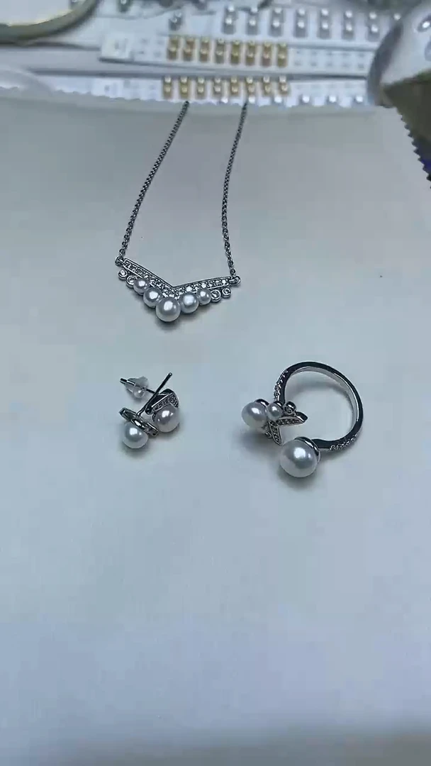未镶嵌淡水珍珠套装1