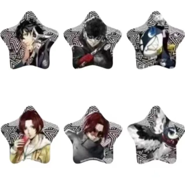 【女神异闻录】p5 甜品天堂 cafe 五角星 星星 徽章 吧唧 盲盒