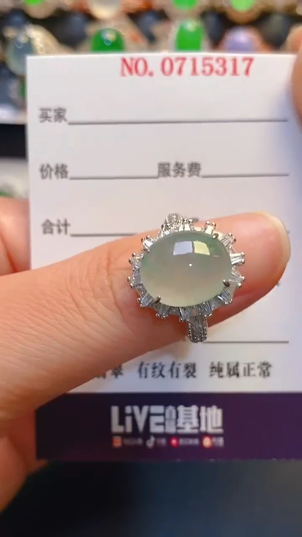 银S925镶嵌翡翠耳饰天然