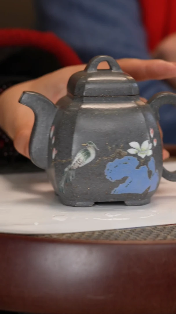 【闪购商品】紫砂茶壶【鲍宜明】天青福临八方