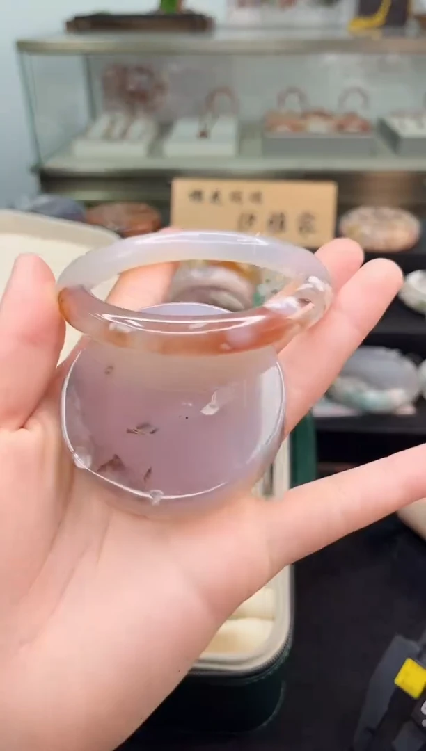 未镶嵌手镯石英质玉61圈口（赠品镯心）3677084