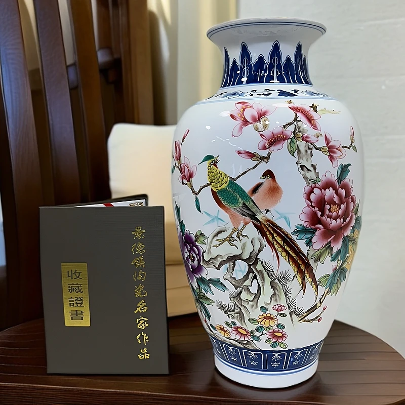 景德镇高温陶瓷花瓶 黄老师