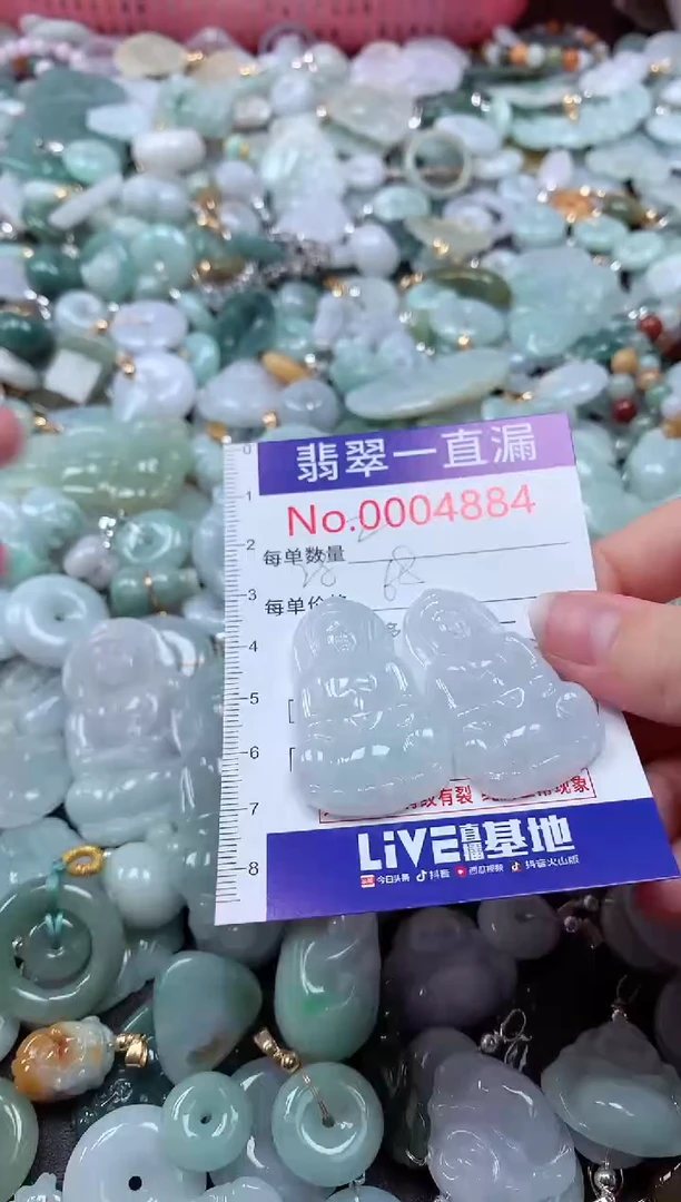 翡翠未镶嵌吊坠(不含链)4884