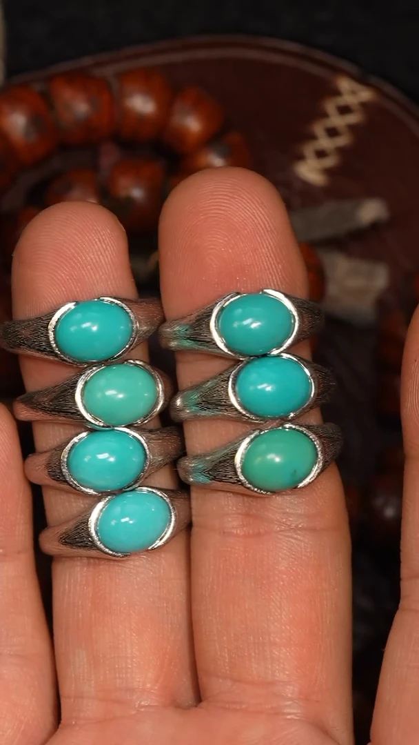 未镶嵌绿松石套链多样性发其一，DIY一253