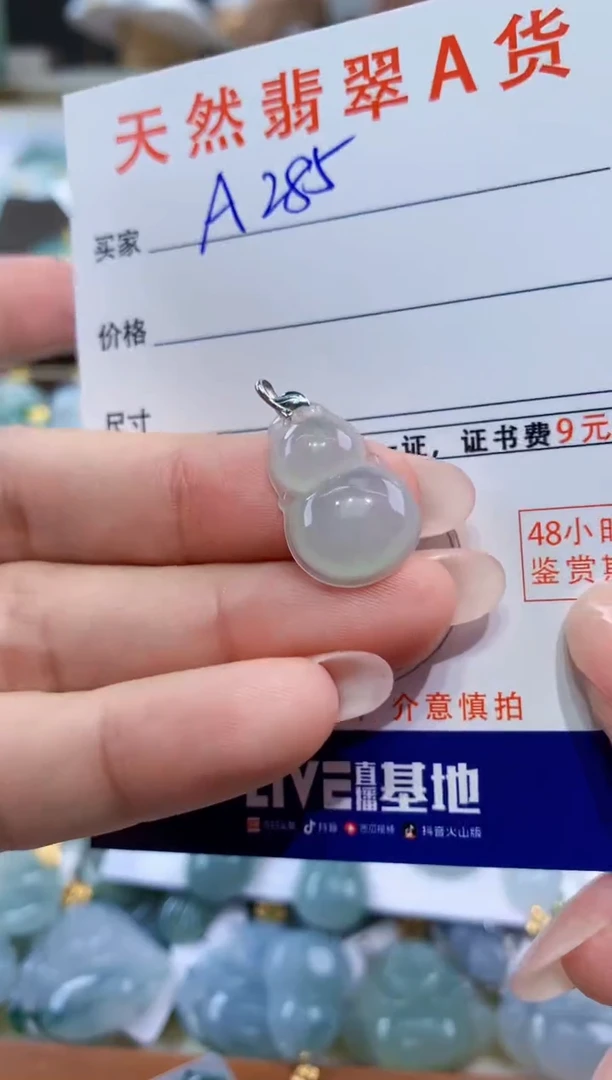 颈饰未镶嵌翡翠天然翡翠A货挂件