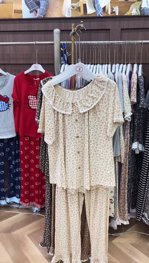 棉半袖长裤L号130斤以下