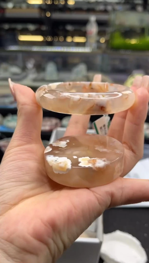 未镶嵌手镯石英质玉56圈口 （赠品镯心）346248