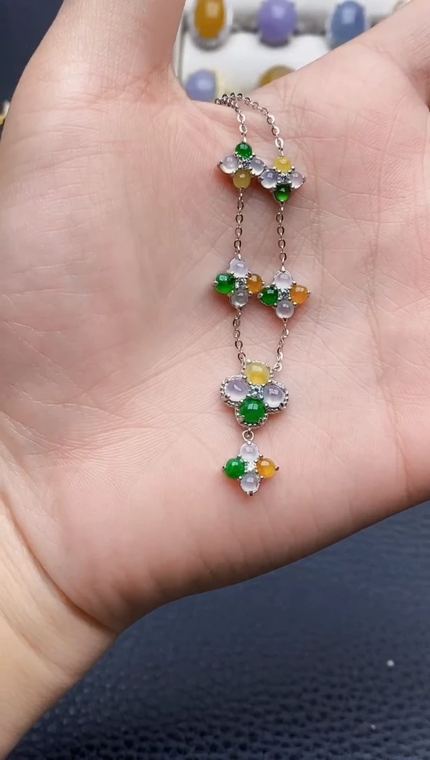 银S925镶嵌戒指翡翠2680