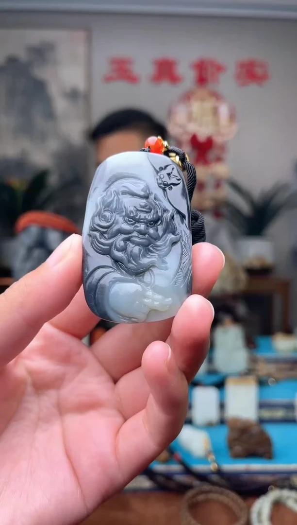 和田玉未镶嵌挂件1