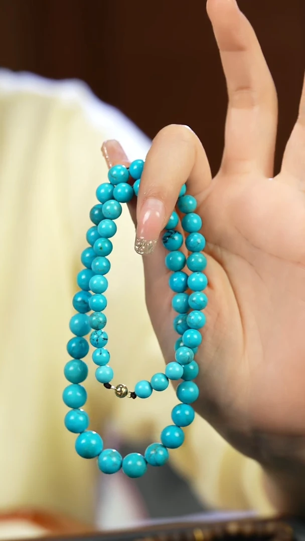 未镶嵌绿松石项链多样性发一