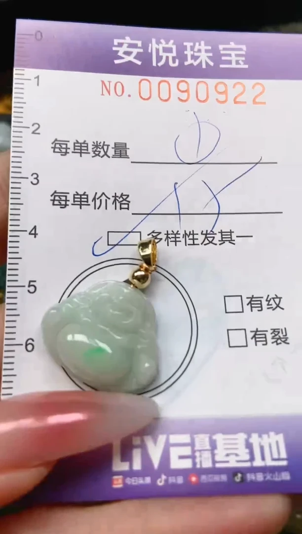 【闪购商品】翡翠颈饰未镶嵌闪购0090922多样性发其一