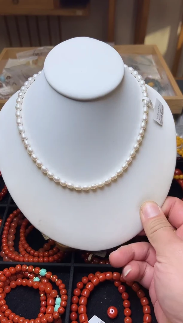 颈饰未镶嵌淡水珍珠珍珠米型颈饰