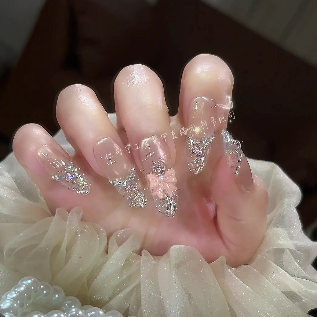 【时代公主】纯手工穿戴甲美甲可拆卸穿戴式持久反复使用TTV