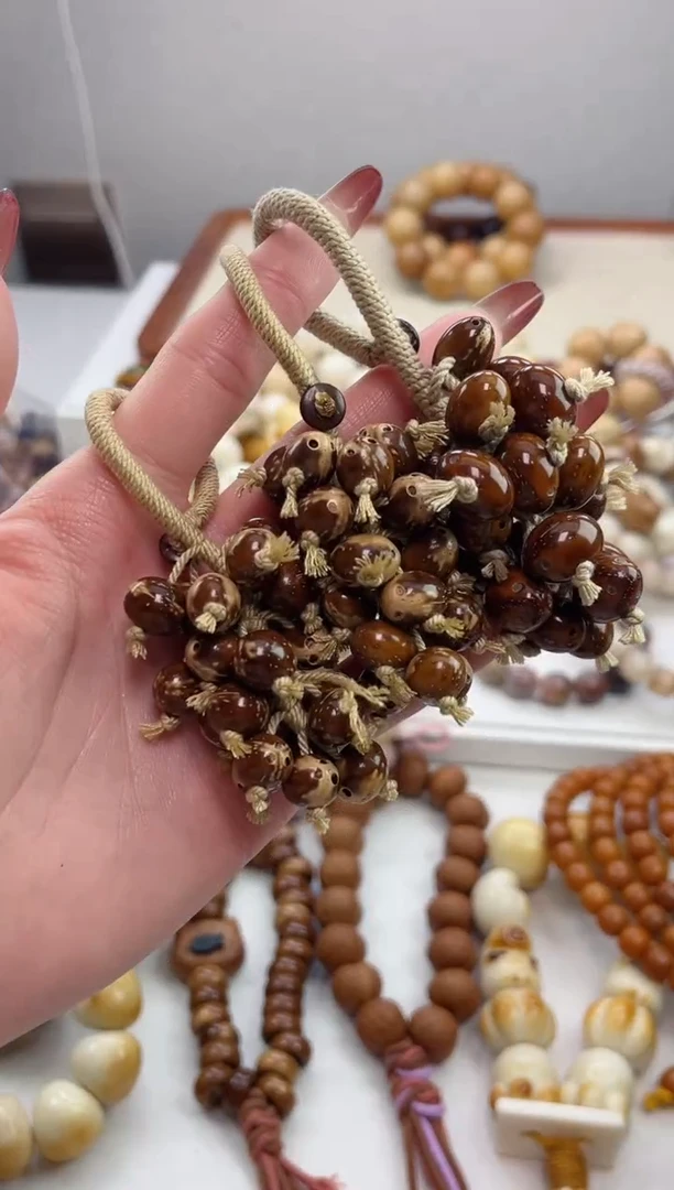 手串菩提根/象牙果g11熊猫紫金鼠9mm挂件