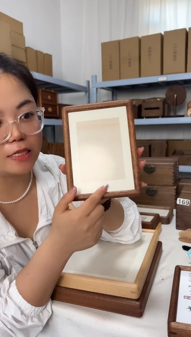 木7寸非洲黑檀相框