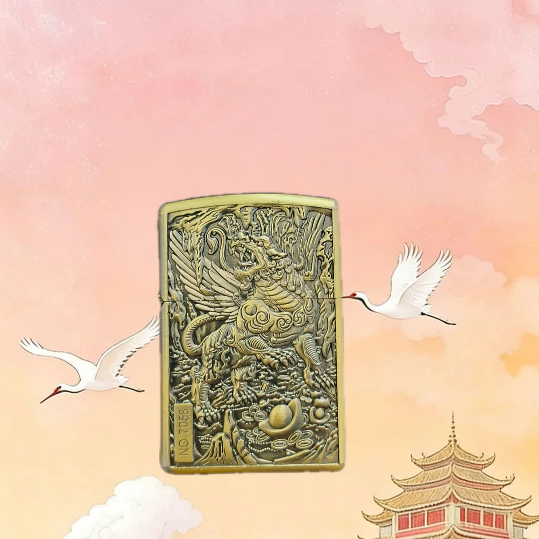 ZORRO佐罗天禄貔貅防风打火机男士送男友达人e16888无油