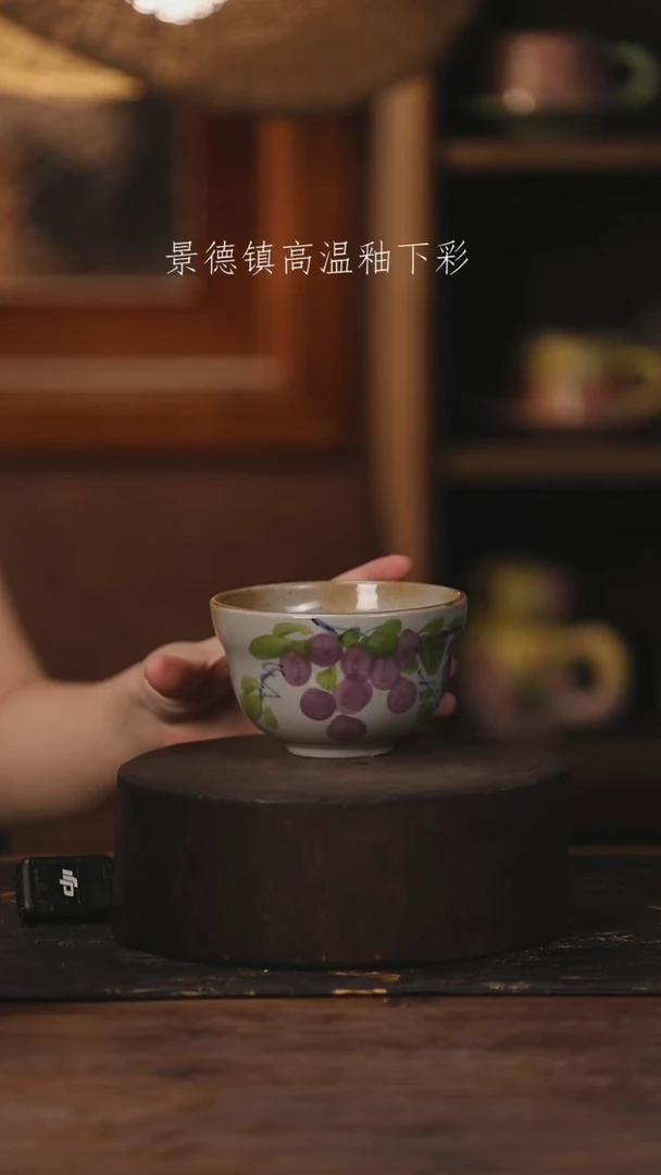 陶瓷景德镇高温釉下手绘陶瓷131