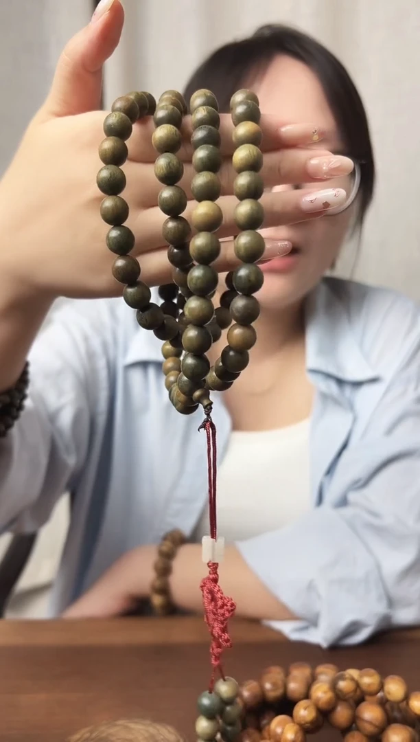 木巴拉圭绿檀成品手串下播福利