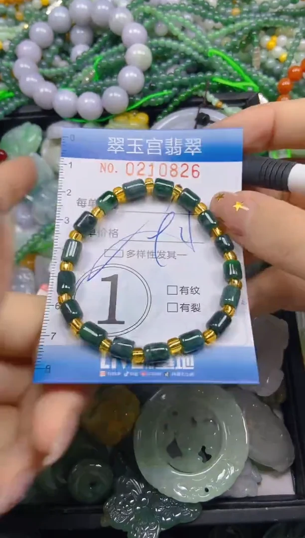 颈饰未镶嵌翡翠闪购C0210826多样性发其一