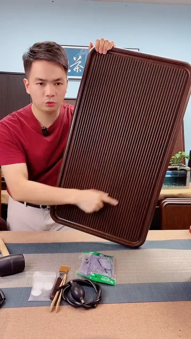 江80*45*4大海黄色款式茶盘