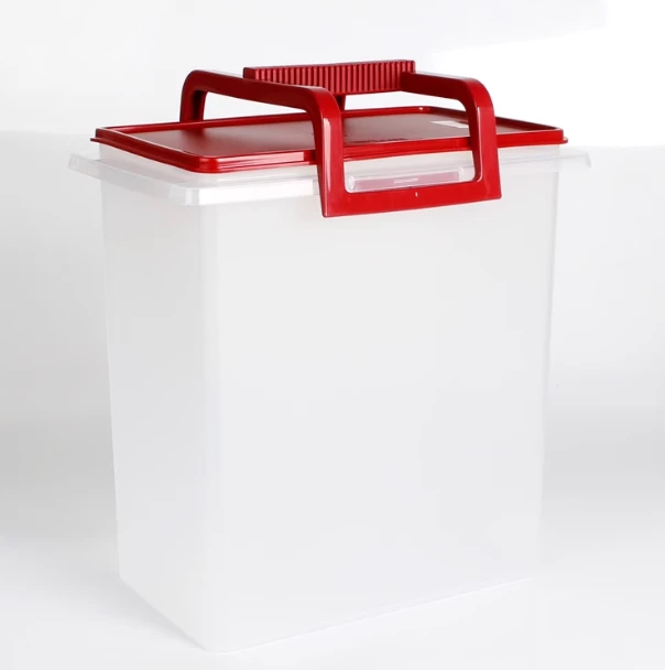 10L大容量腌泡桶手提方桶有提手大容量收纳桶米面粉杂粮桶干货盒