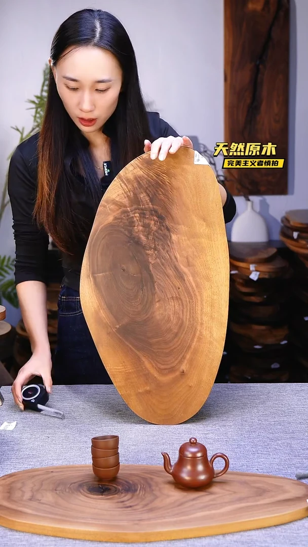 木北美黑胡桃原木.干裂疤结不属于商品质量问题完美主义者慎拍