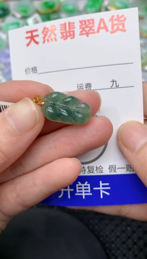 【闪购商品】翡翠颈饰18K金镶嵌11111111111