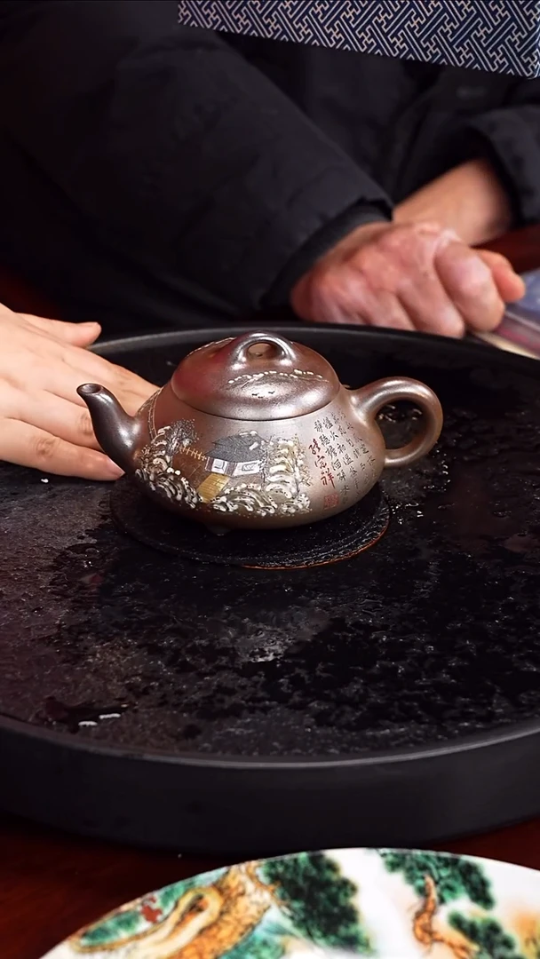 茶壶紫砂张赦棠 汉棠石瓢50 柴烧 290毫升
