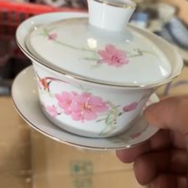 景德镇陶瓷功夫茶具青花玲珑透光小酒杯品茶杯