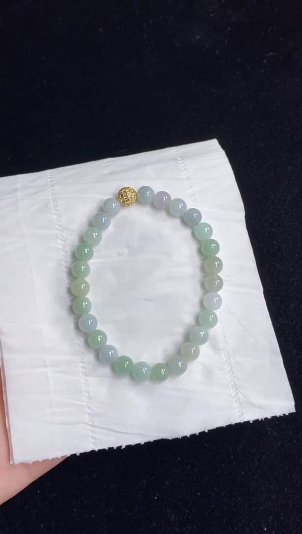 未镶嵌手串翡翠28号链接天然缅甸A货翡翠一物一证