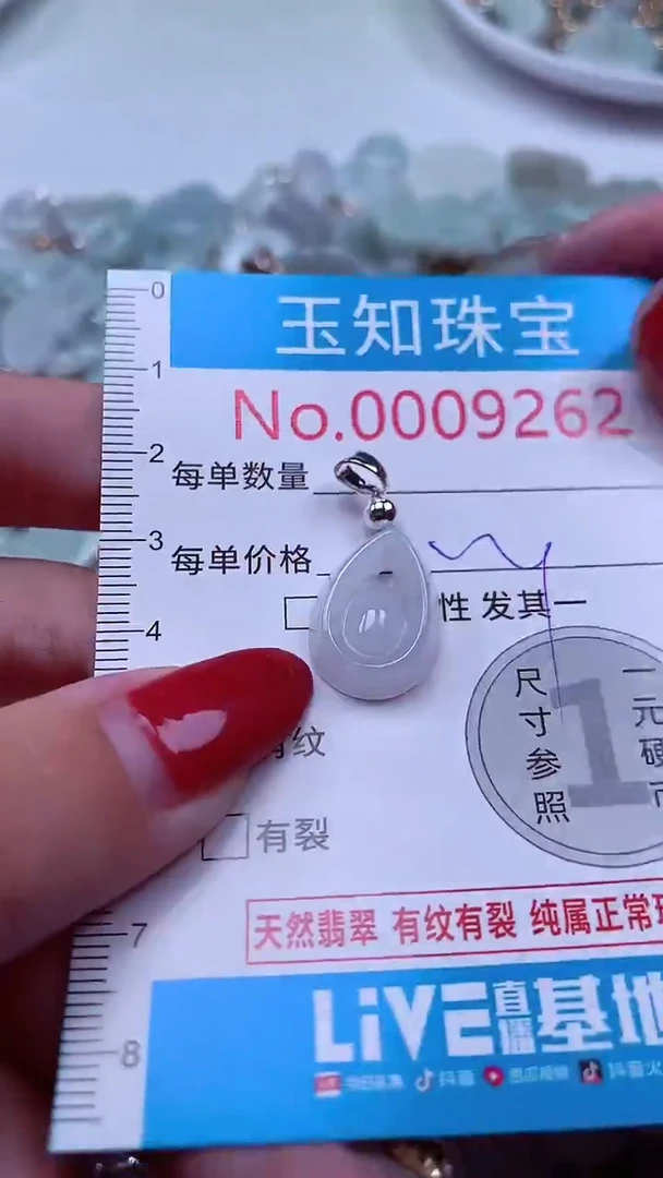 吊坠(不含链)未镶嵌翡翠9262