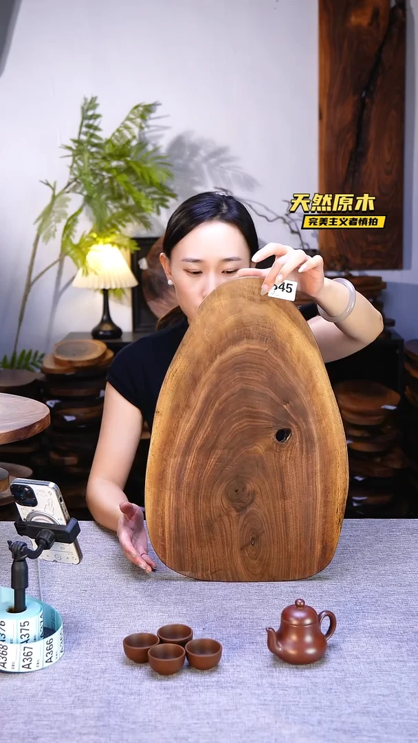 木北美黑胡桃原木.干裂疤结不属于商品质量问题完美主义者慎拍