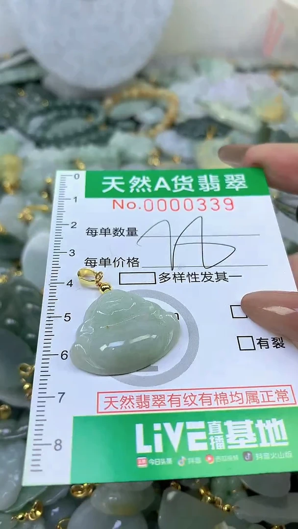 颈饰未镶嵌翡翠未镶嵌天然A货翡翠