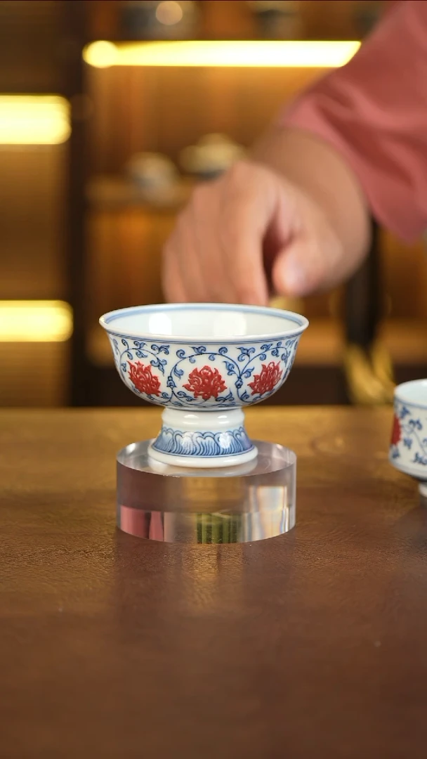 时***龛景德镇手工手绘杯