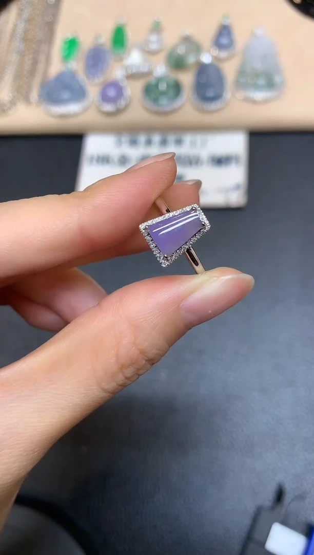 【闪购商品】翡翠戒指18K金镶嵌【无服务费