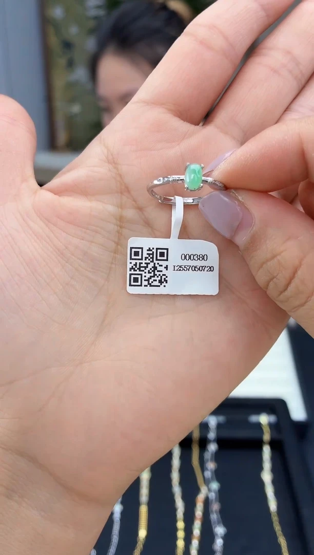 银S925镶嵌戒指翡翠111111111