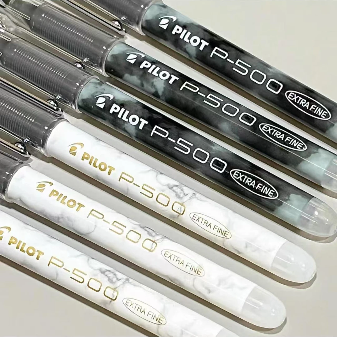 百乐P500拔帽0.5mm中性笔