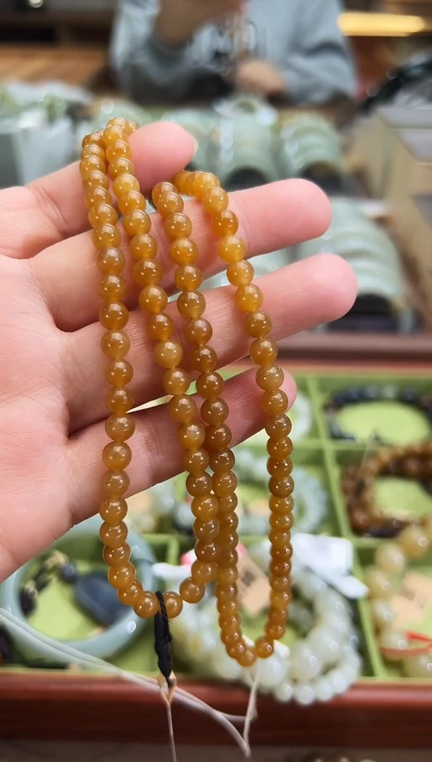 项链未镶嵌和田玉金山糖项链卡6