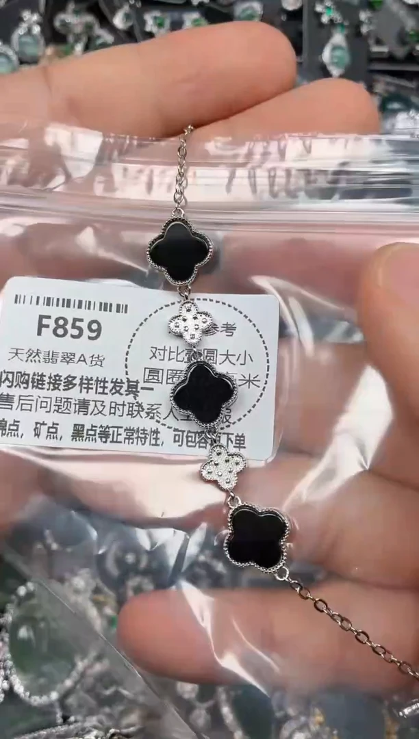 颈饰未镶嵌翡翠F859手链