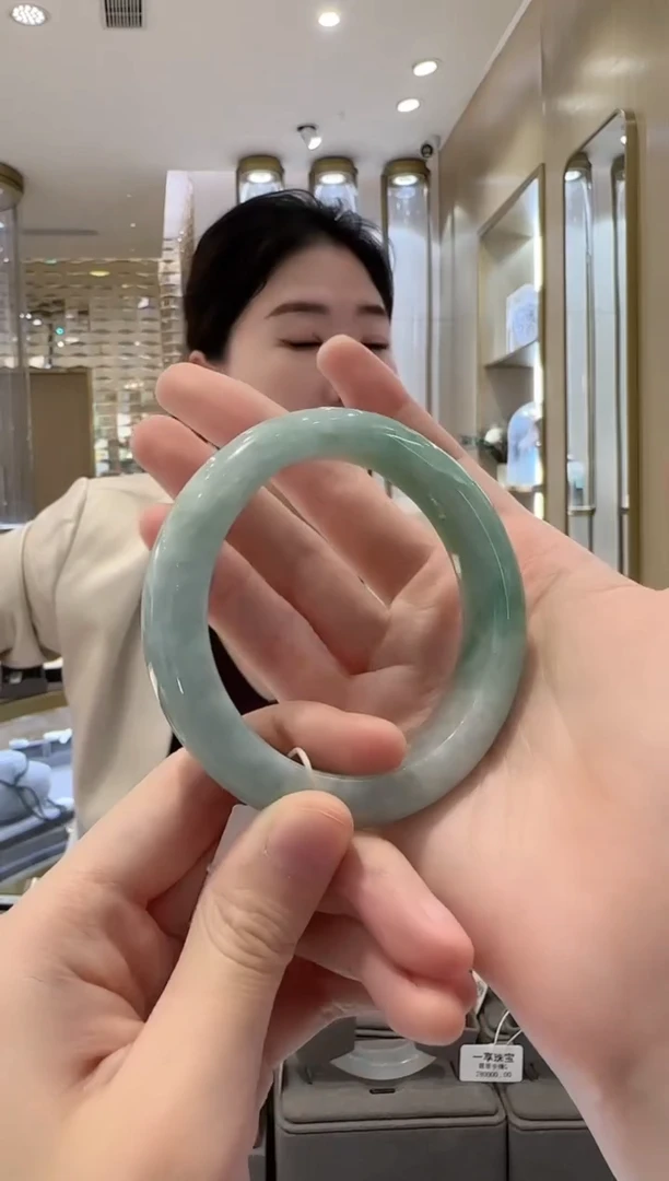 未镶嵌手镯翡翠60  圈口55-56