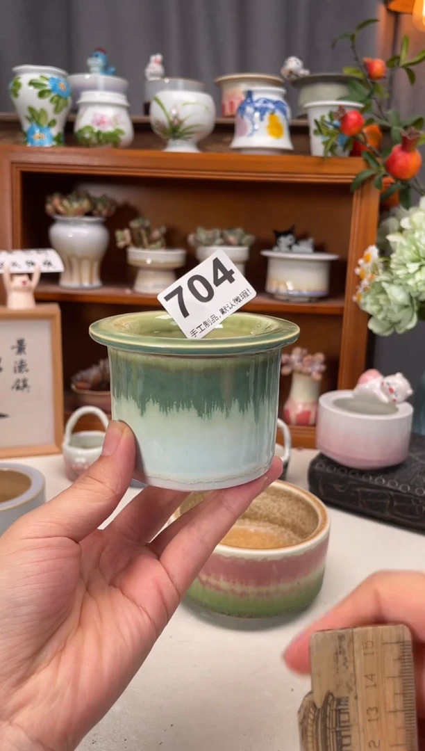 瓷片704知木小芳花盆