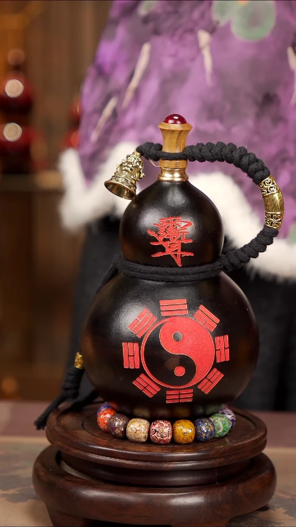 【闪购商品】100易林大漆酒葫芦----158