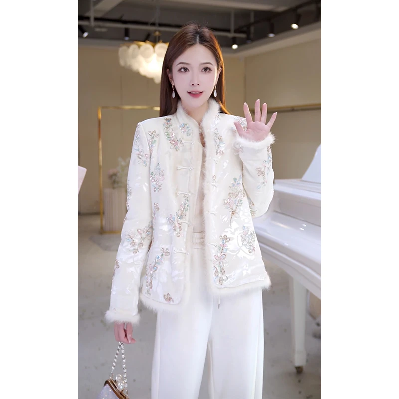 【北栀】国风重工外套加羽绒815521