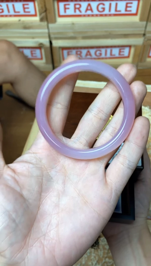 其他粉玉髓手镯约佳境生活馆