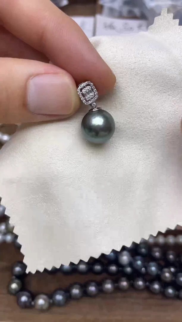 未镶嵌吊坠(不含链)海水珍珠12-13