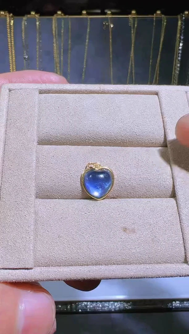 【闪购商品】海蓝宝石吊坠(不含链)银S925镶嵌0211S001多样性发一