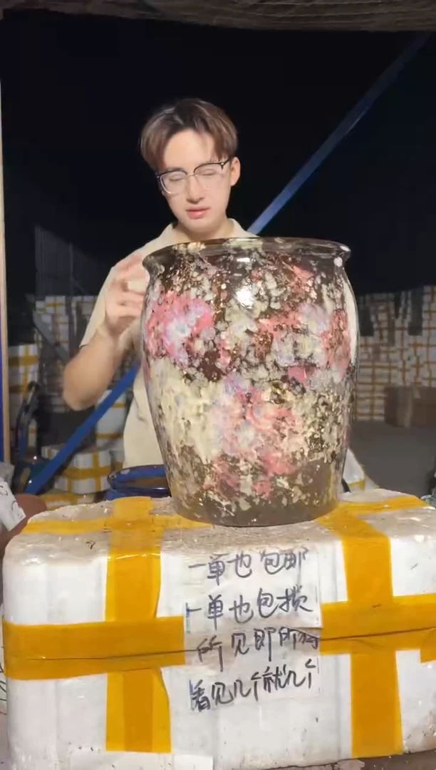 紫砂花盆紫砂花盆宜兴紫砂粗陶花盆25*30